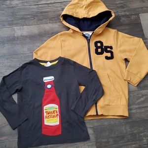 zip front sweatshirts no hood